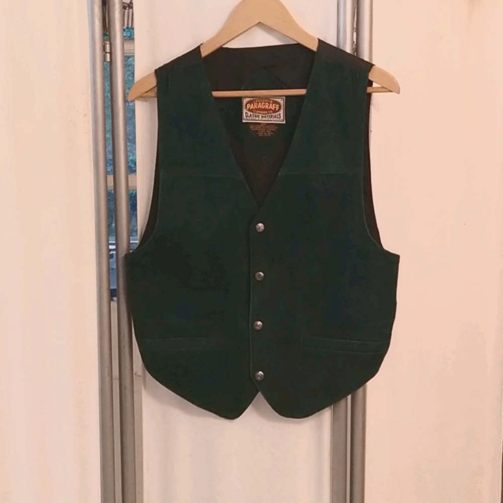 Western style suede vest, Paragraff
